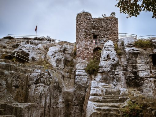 Zur Burg Regenstein bei Blankenburg